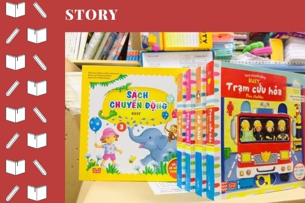 Các đầu truyện tiếng anh cho bé có hình ảnh minh họa đơn giản, dễ học 5 Bộ truyện Busy