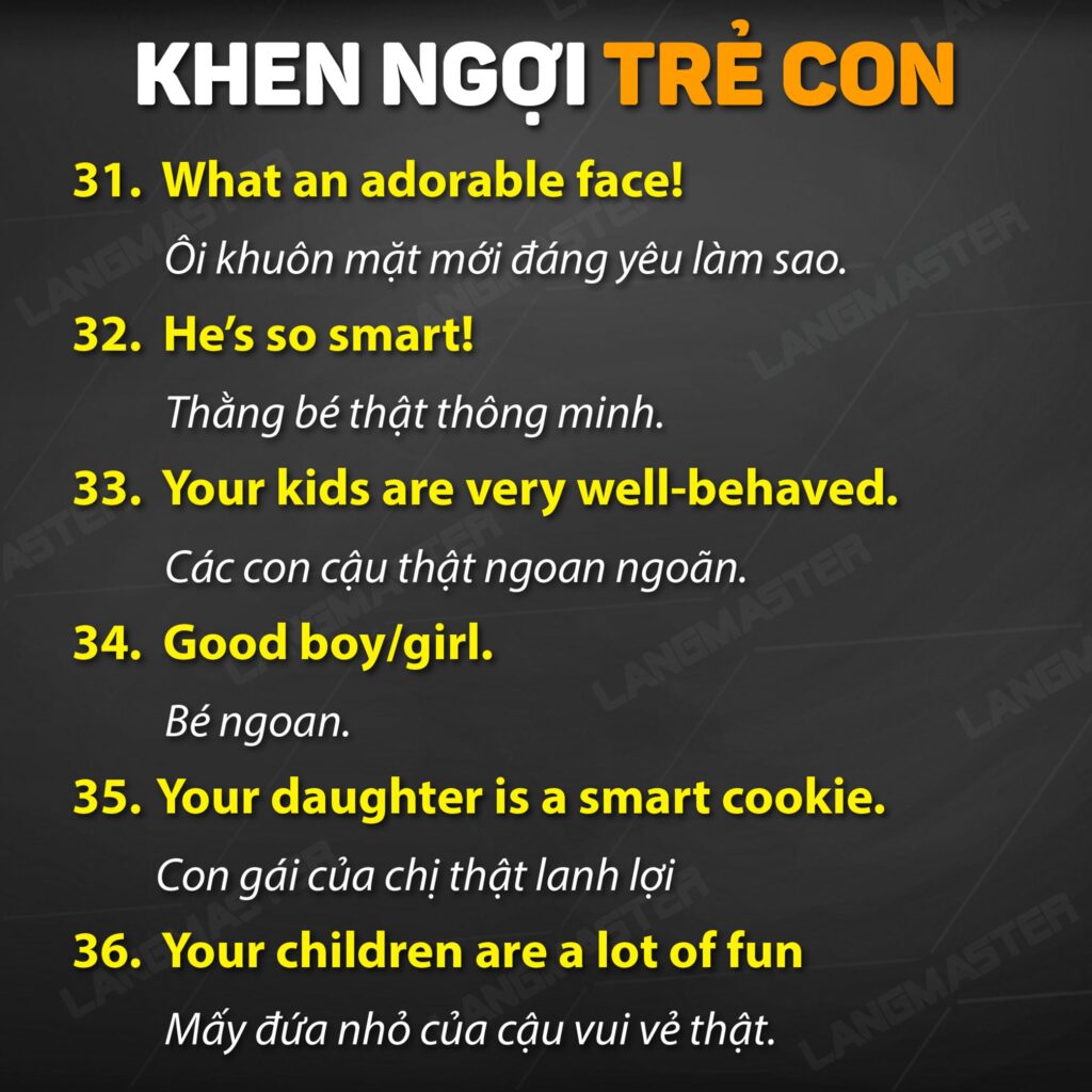 Khen ngợi trẻ con