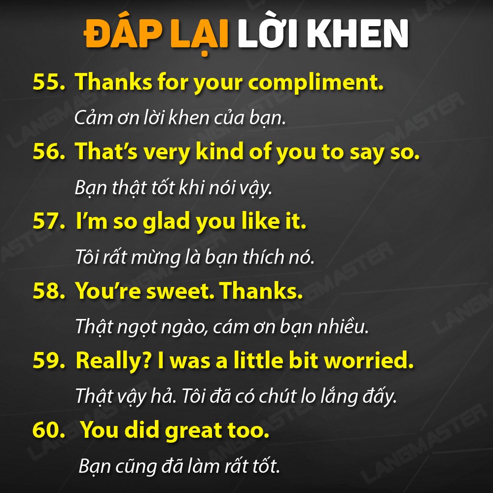 Đáp lại lợi khen